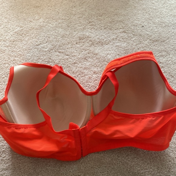 Cacique 44D orange underwire lace bra - Picture 12 of 12